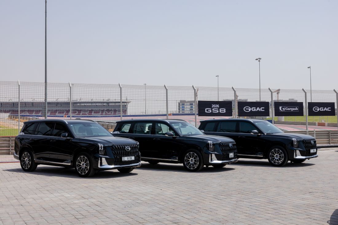 Gargash Motors Launches 2026 GAC GS8 Range at Dubai Autodrome