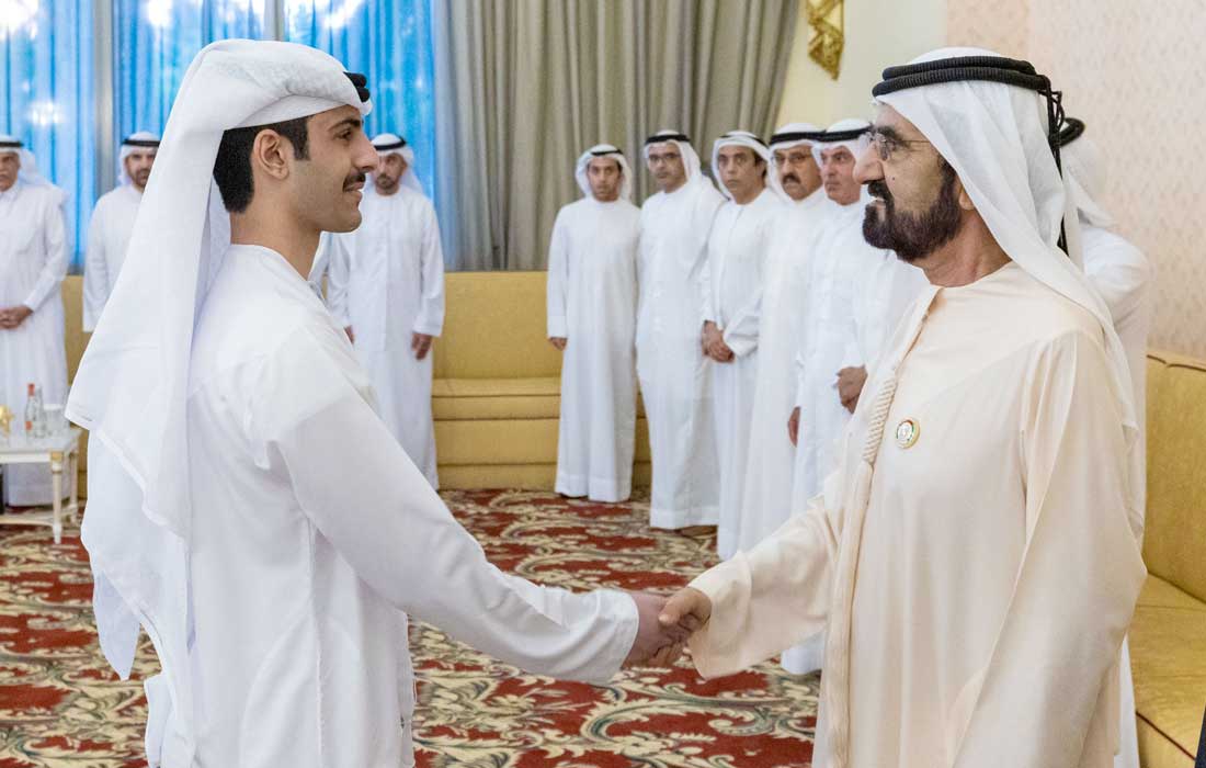 Mohammed bin Rashid meets UAE top students