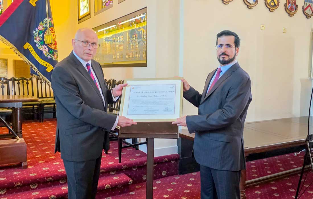 Saeed Al Tayer honoured with Sandhurst award