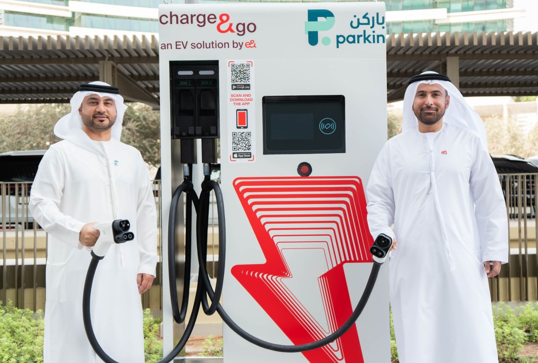 Parkin and charge&go by e& Announce Rollout of 200 Ultra-Fast EV Chargers in Dubai