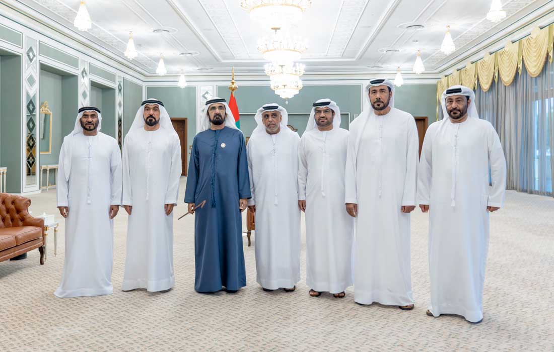 Mohammed bin Rashid meets Dubai Police veterans