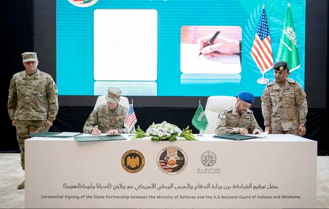 Saudi US defense partnership signed with National Guard