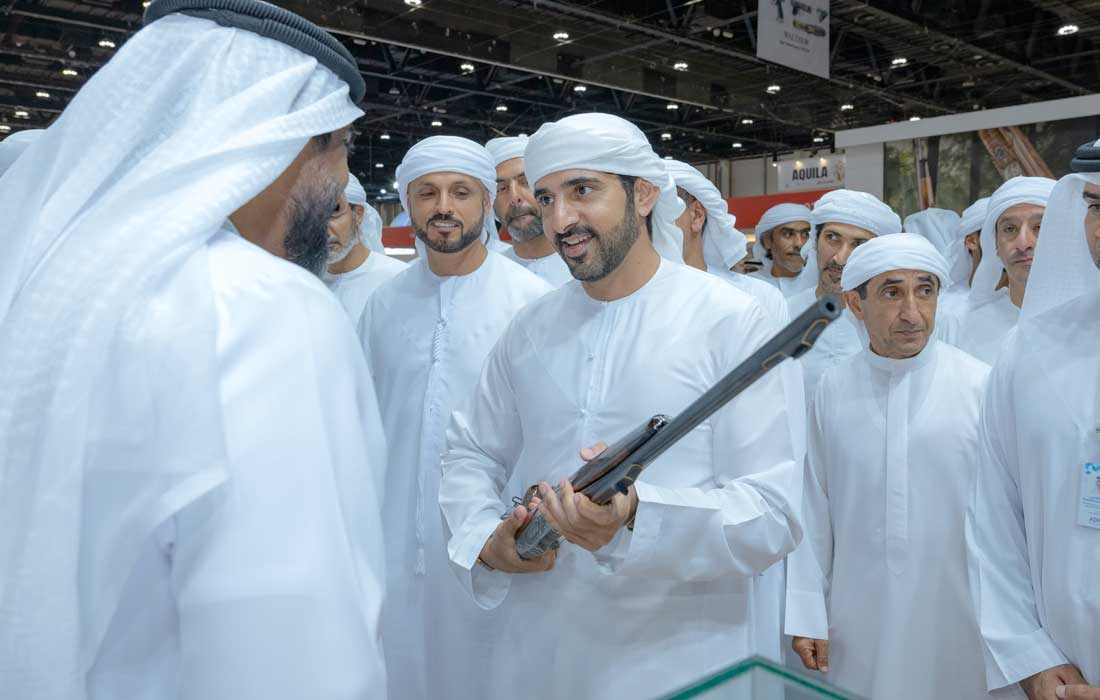 Sheikh Hamdan ADIHEX 2025 visit highlights heritage