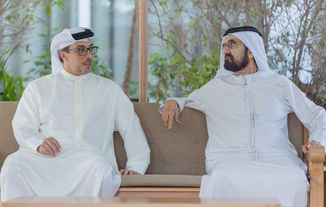 Mohammed bin Rashid, Mansour bin Zayed review national strategies at Al Marmoom