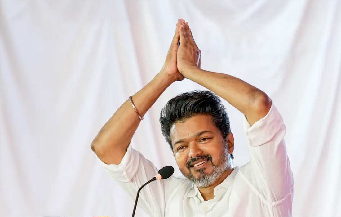 ‘A lion knows how to lead’: Indian actor Vijay ignites crowd at rally