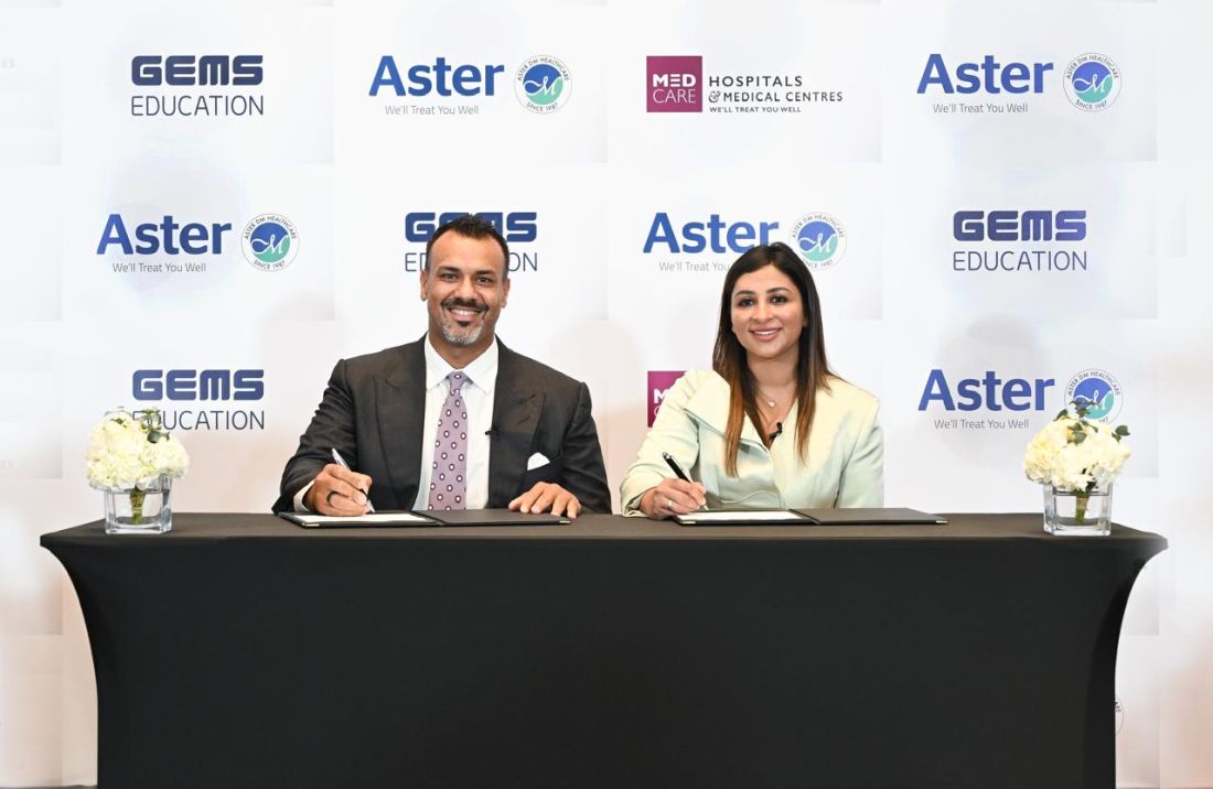 Aster-GEMS-Aster DM Healthcare and GEMS Education launch school health partnership in UAE