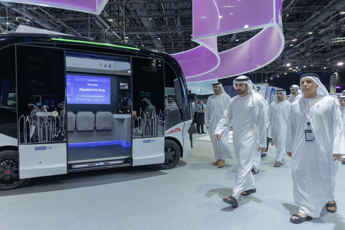 Hamdan bin Mohammed inaugurates Dubai World Self-Driving Transport Exhibition in the presence of Ahmed bin Mohammed