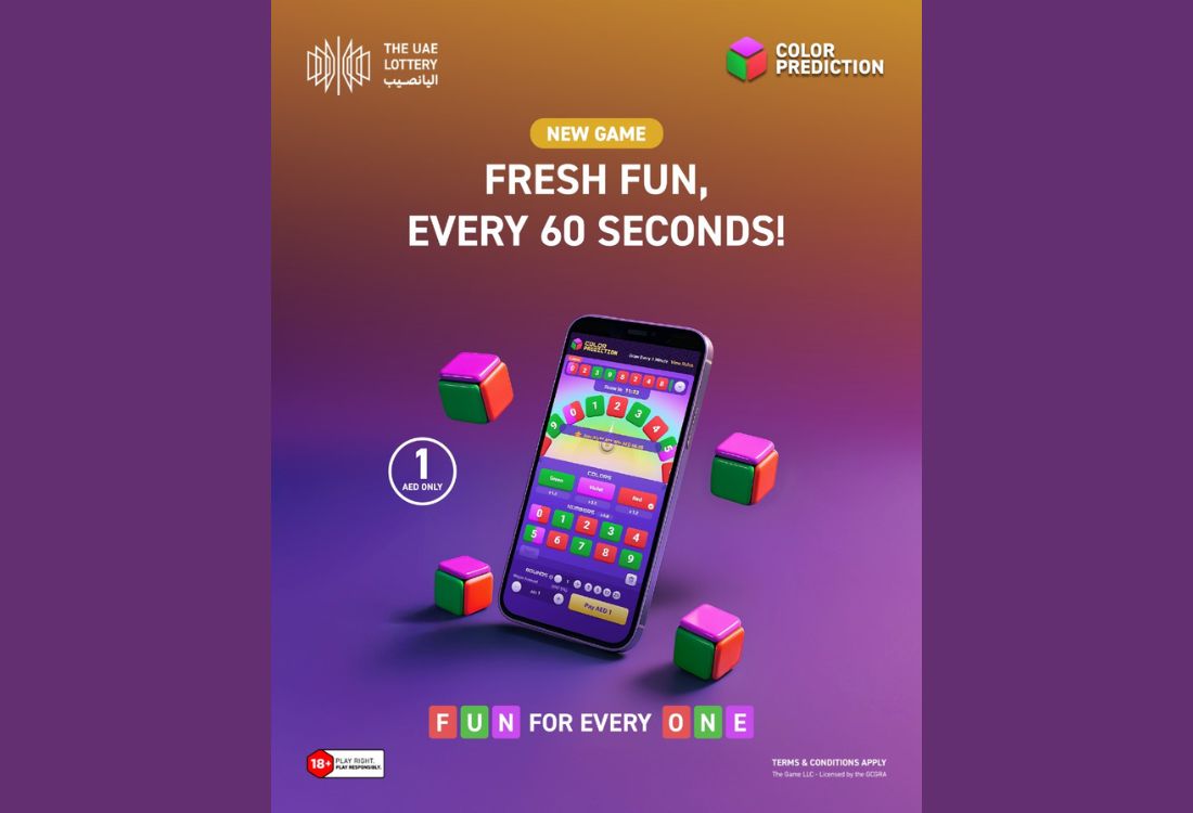 UAE Lottery launches Color Prediction game with instant wins every minute