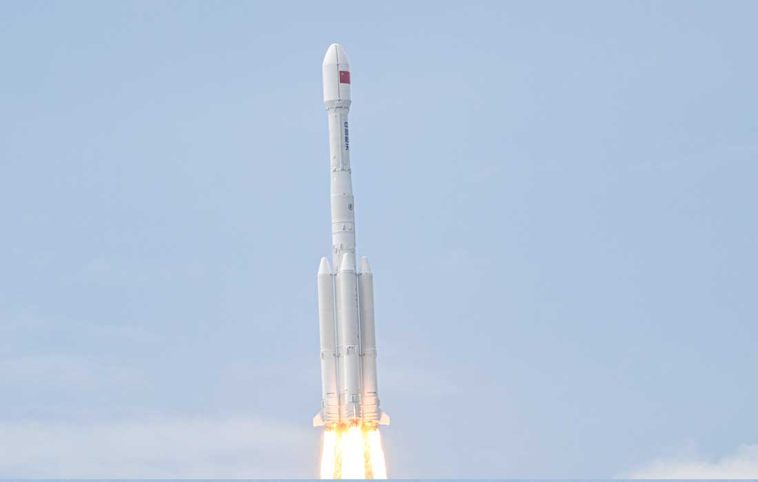 China satellite launch from sea platform