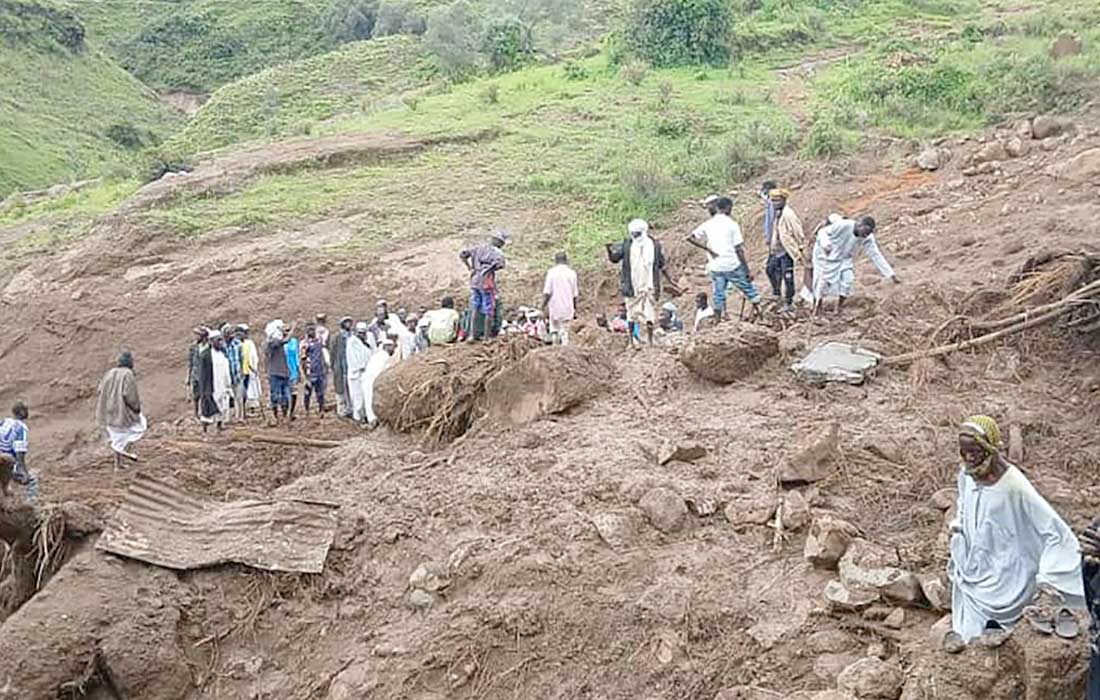 Sudan landslide Tarasin kills 1,000
