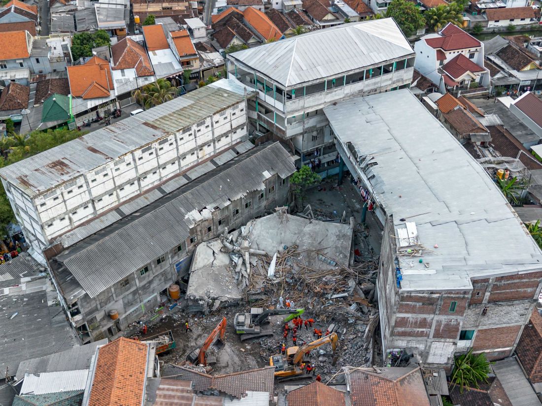 Death toll from boarding school collapse in Indonesia tops 50