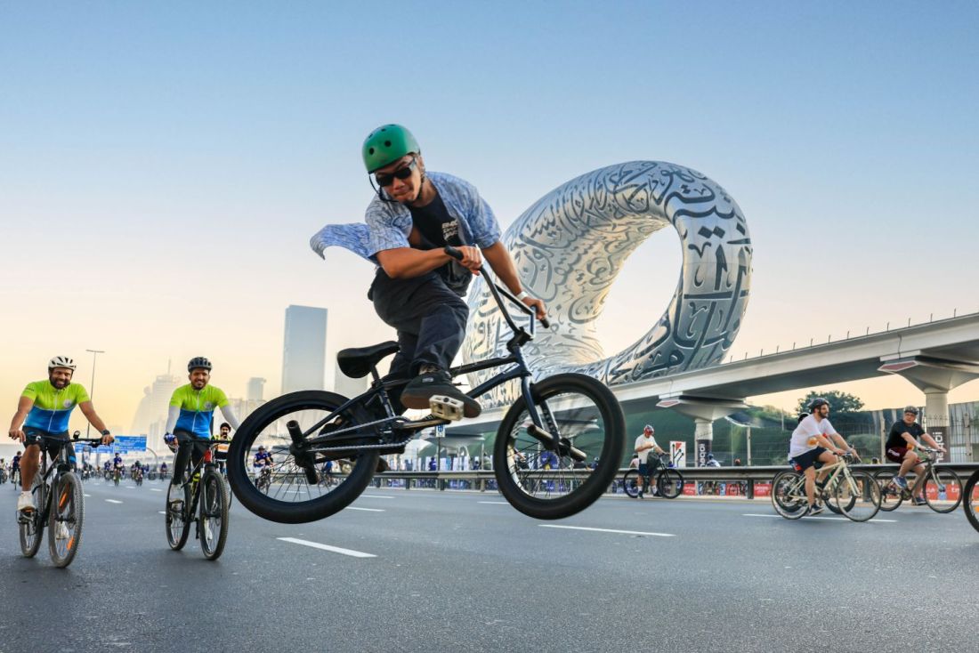 Dubai Ride 2025 invites cyclists to register now and pedal iconic Dubai landmarks on Sheikh Zayed Road.