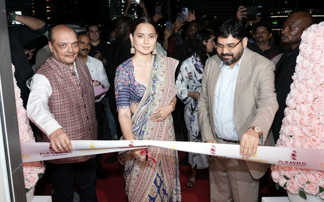 Bollywood star Kangana Ranaut graced the launch of Puranmal’s new JLT restaurant