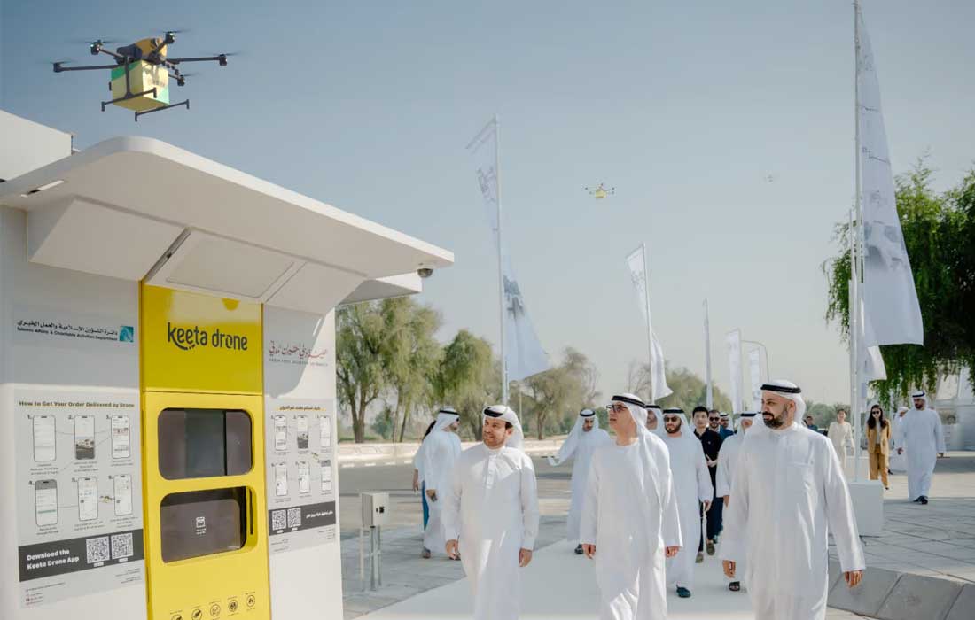 Drone delivery Nad Al Sheba takes flight