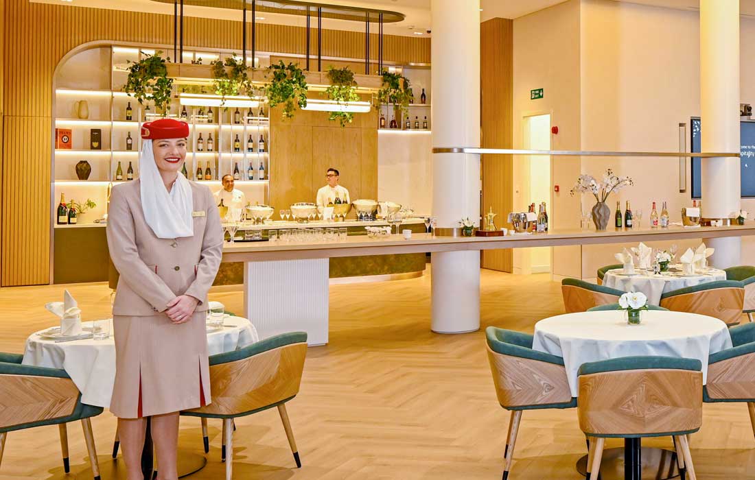Inside Emirates cabin crew training centre