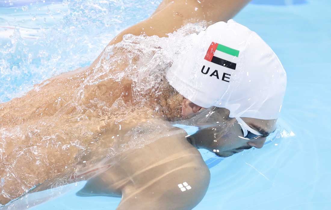 UAE swimmer breaks record at Youth Games